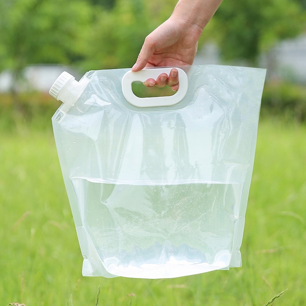 recipient pliabil cu maner pentru apa plastic 10 l 38 x 41 cm gonga 3