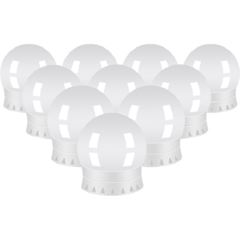 set 10 buc lampa led pentru oglinda usb gonga