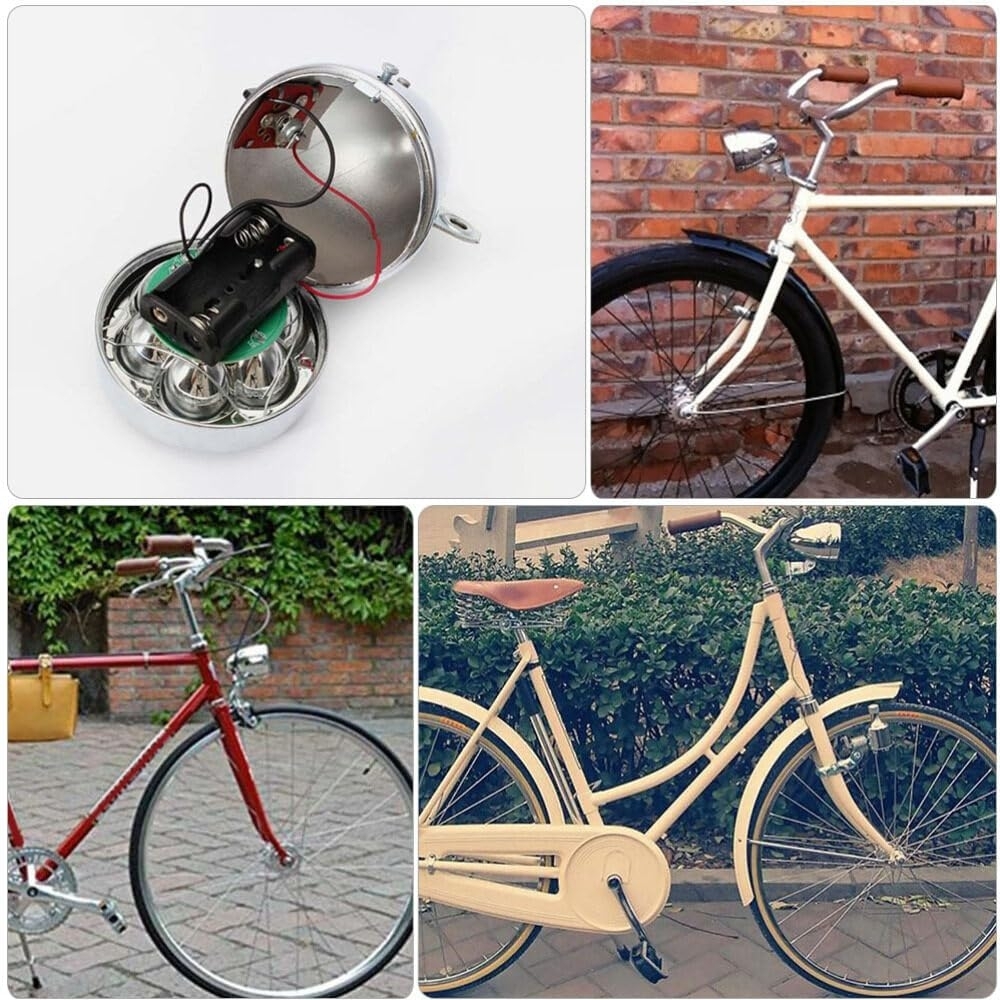 lampa retro pentru bicicleta crom gonga 12