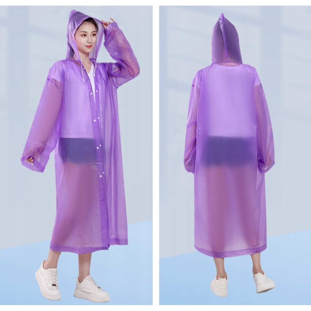 pelerina de ploaie unisex impermeabila tip poncho cu gluga gonga 2