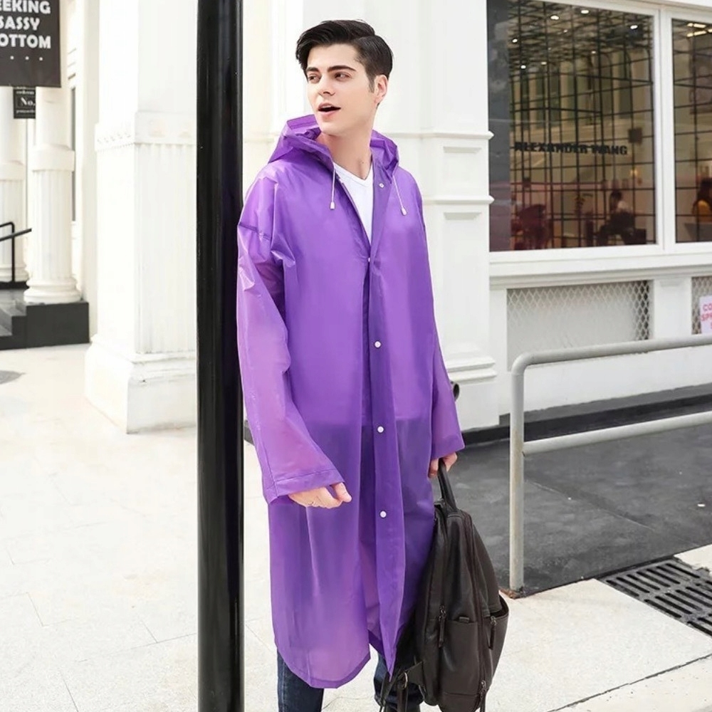 pelerina de ploaie unisex impermeabila tip poncho cu gluga gonga 3