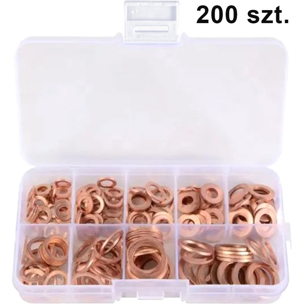 set 200 de saibe din cupru diferite marimi cutie depozitare gonga 14