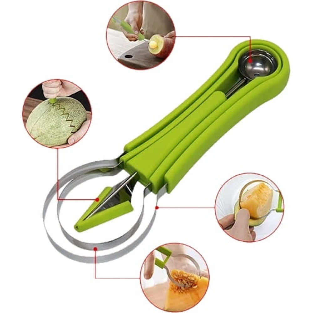 set de instrumente pentru fructe 4 in 1 pentru decorarea fructelor gonga 4