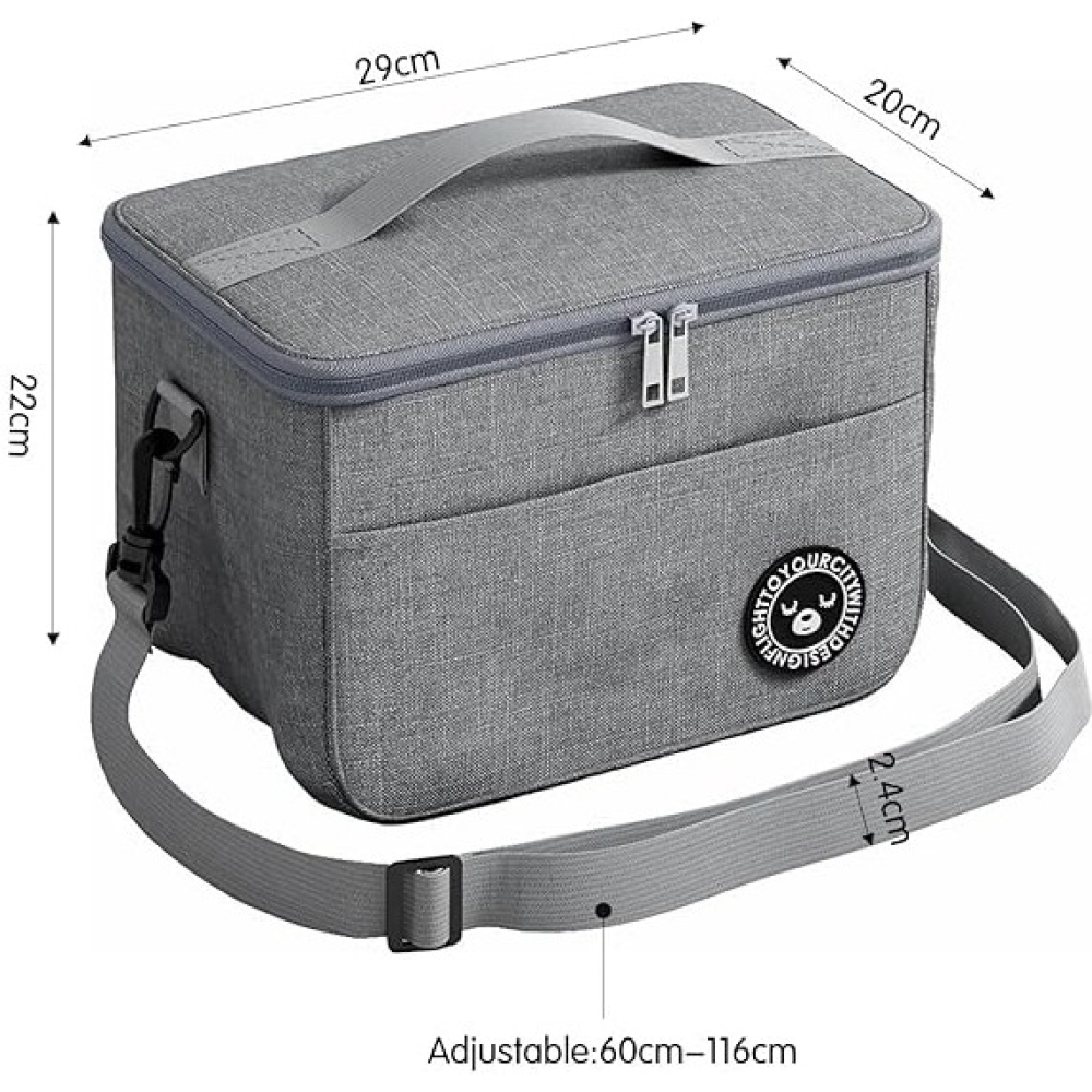 geanta termica pentru transportul alimentelor lunch box 29x20x21cm gonga 5