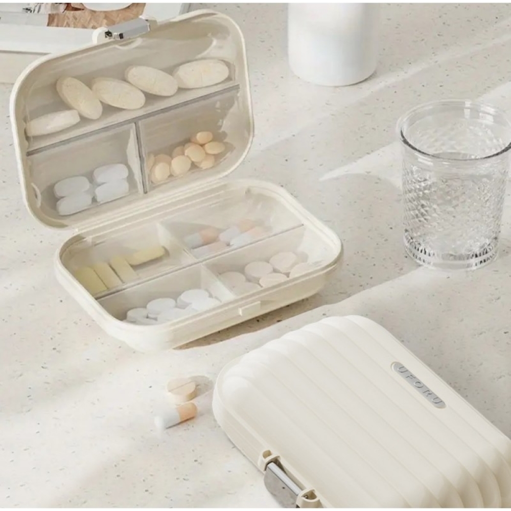organizator tip cutie pentru medicamente 7 compartimente plastic gonga 3