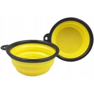 Bol mancare pentru animale, pliabil, din silicon, Gonga® - imagine 2