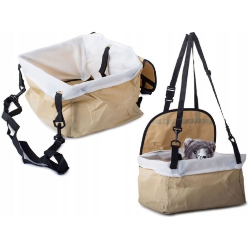 Geanta pentru transport catei, pisici, animale de companie, impermeabil,pentru talie mica  3 in 1, multifunctionala, Gonga® - imagine 3