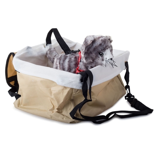 Geanta pentru transport catei, pisici, animale de companie, impermeabil,pentru talie mica  3 in 1, multifunctionala, Gonga® - imagine 6