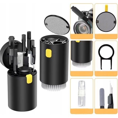 Kit perii si instrumente multifunctionale de curatare tastaturi, telefoane, aparatura electronica 20 in 1, Gonga® - imagine 3