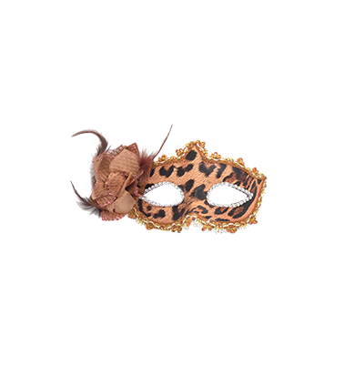masca-carnaval-venetian-pentru-ochi-cu-trandafir-si-imprimeu-leopard-maro