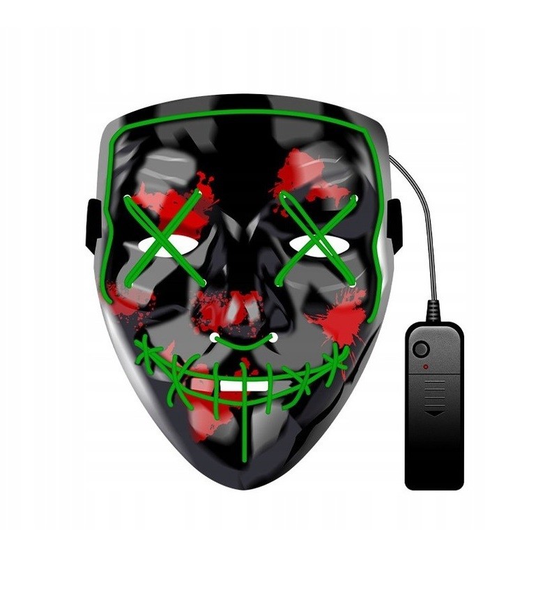 masca-purge-horror-cu-led Masca Purge Horror cu LED, Gonga® - Image 1