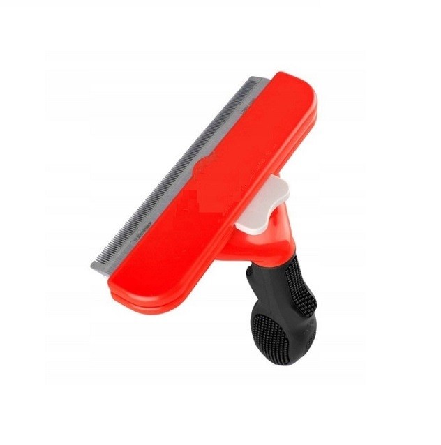 perie-pentru-animale-de-companie-par-scurt-marimea-xl-rosu