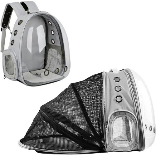 Rucsac transport animale de companie, tip panoramic, spate extensibil, Gonga® - imagine 5