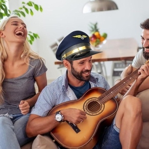 Sapca pilot avion, pentru petreceri tematice, Gonga® - Image 3