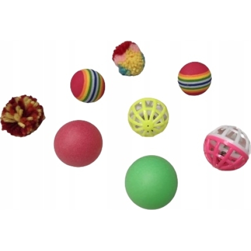 Set 21 Jucarii pentru Pisici, Tunel, mingii, soareci, undita, Gonga® - Image 6