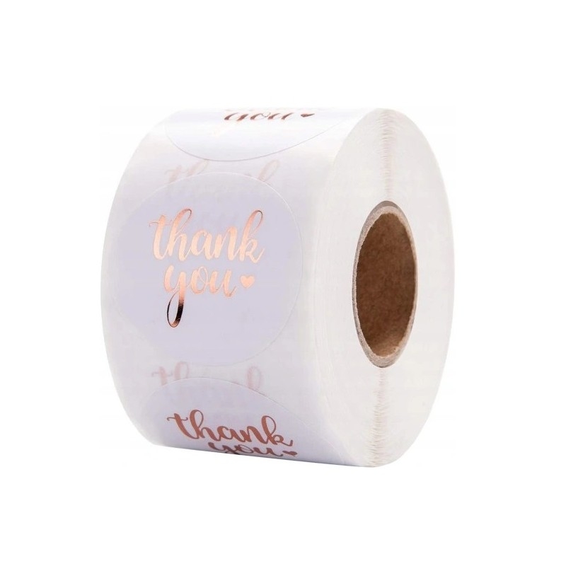 set-500-etichete-autocolante-tip-rola-mesaj-thank-you-gonga Set 500 etichete autocolante tip rola, mesaj "Thank You", Gonga® - Image 1