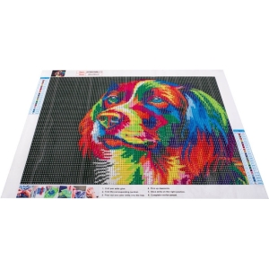 Set de broderie cu mozaic 5D , model Caine, Gonga® - Image 2