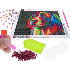 Set de broderie cu mozaic 5D , model Caine, Gonga® - Image 4