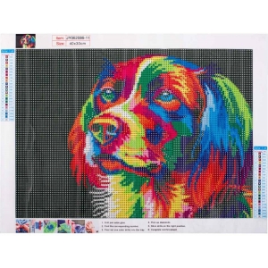 Set de broderie cu mozaic 5D , model Caine, Gonga®