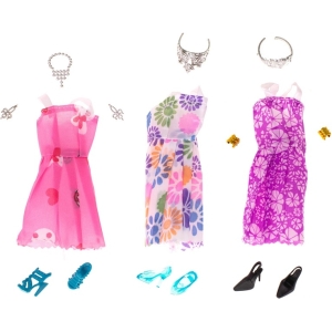 Set de haine pentru papusi cu accesorii, 43 de elemente, Gonga® - imagine 3