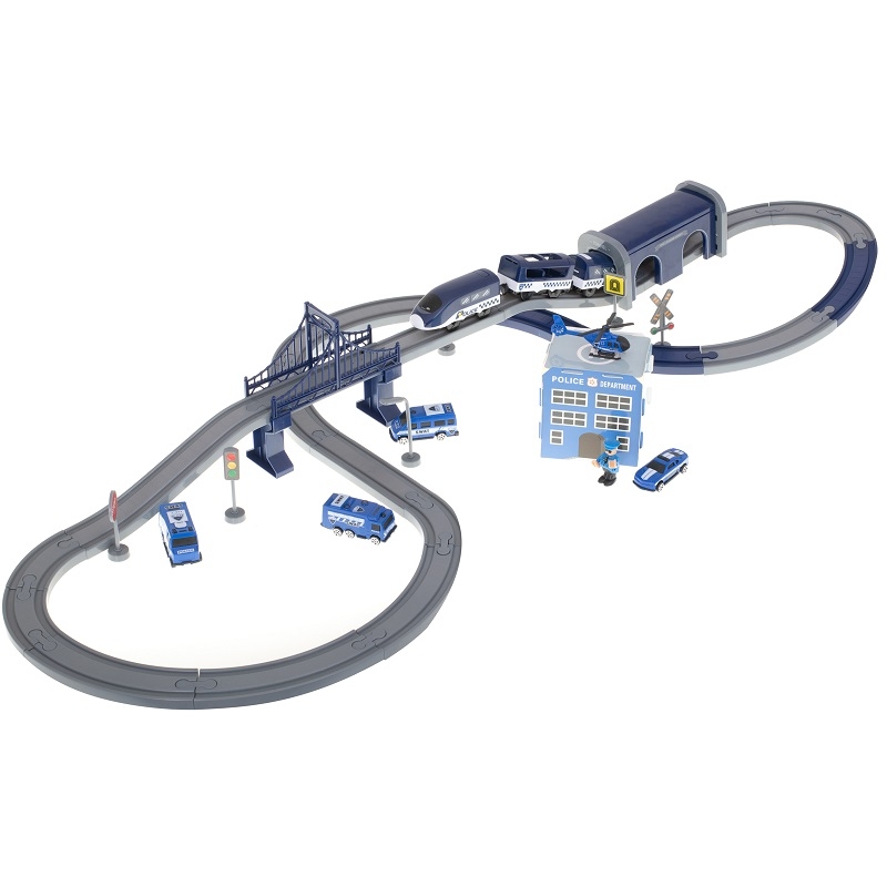 tren-electric-cu-vagoane-de-politie-si-elicopter-92-de-elemente-gonga