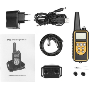 Zgarda pentru caini cu vibratii, electrosoc si sunet, telecomanda, Gonga® - imagine 4